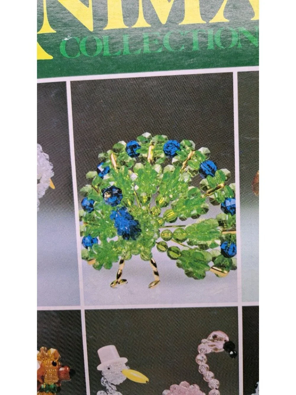 Vintage A Beaded Animal Collection Volume 1 & 2 Lot Craft Booklets Primo Crafts